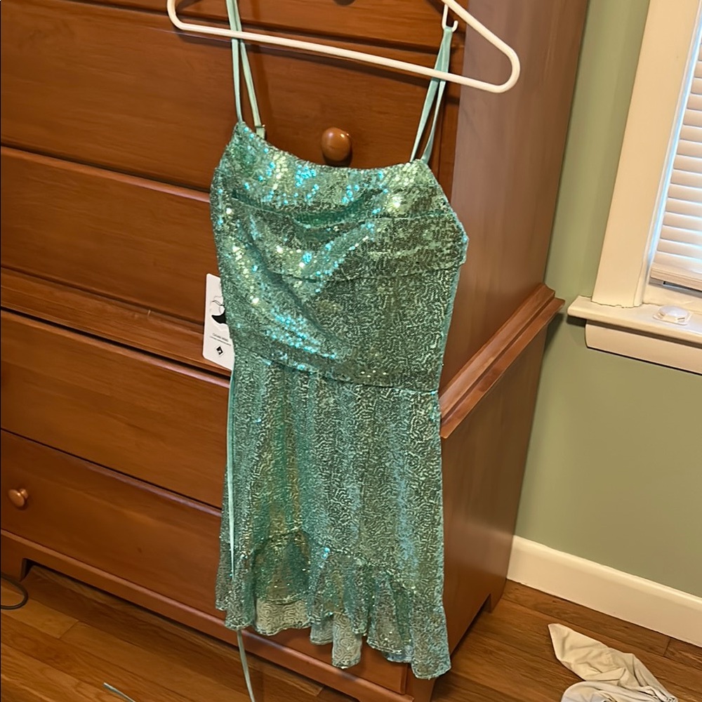 Sparky Green Dress